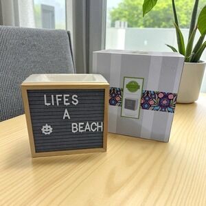 SCENTSY‎ Letterboard Wax Warmer w/ Letters And Symbols Retired EUC Aromatherapy